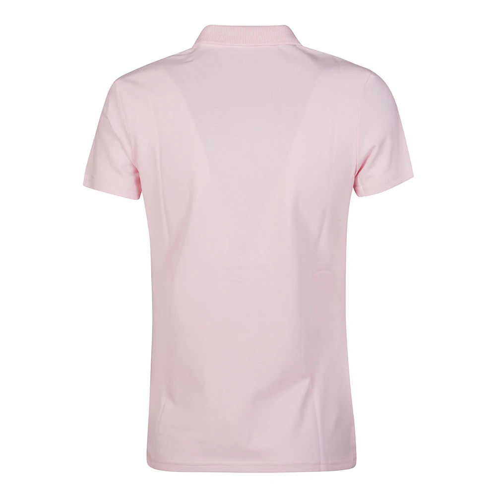 Sun68 Logo Strass Polo Shirt Pink Dames