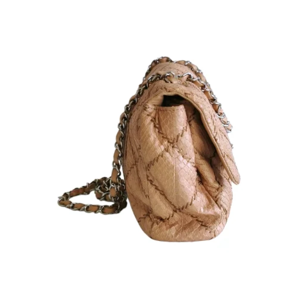 Chanel Vintage Pre-owned Leather chanel-bags Yellow Dames