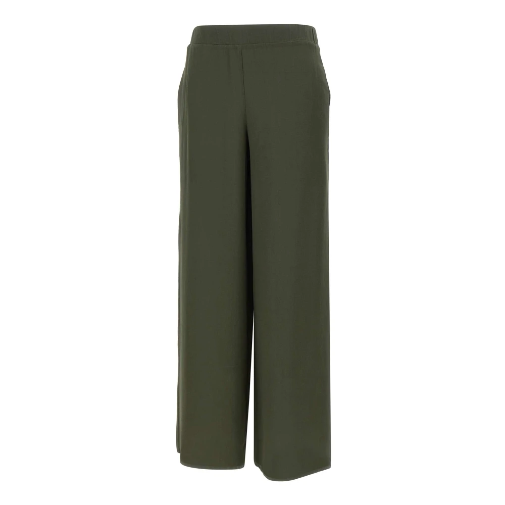 Kangra Green Palazzo Trousers - Female - Wide Trousers - Xl - Trousers