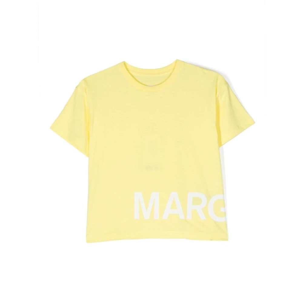 MM6 Maison Margiela Maglietta T-shirt Yellow, Pojke