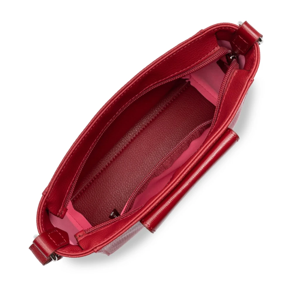 Lancaster Zippée Maya Schoudertas Rood Red Dames