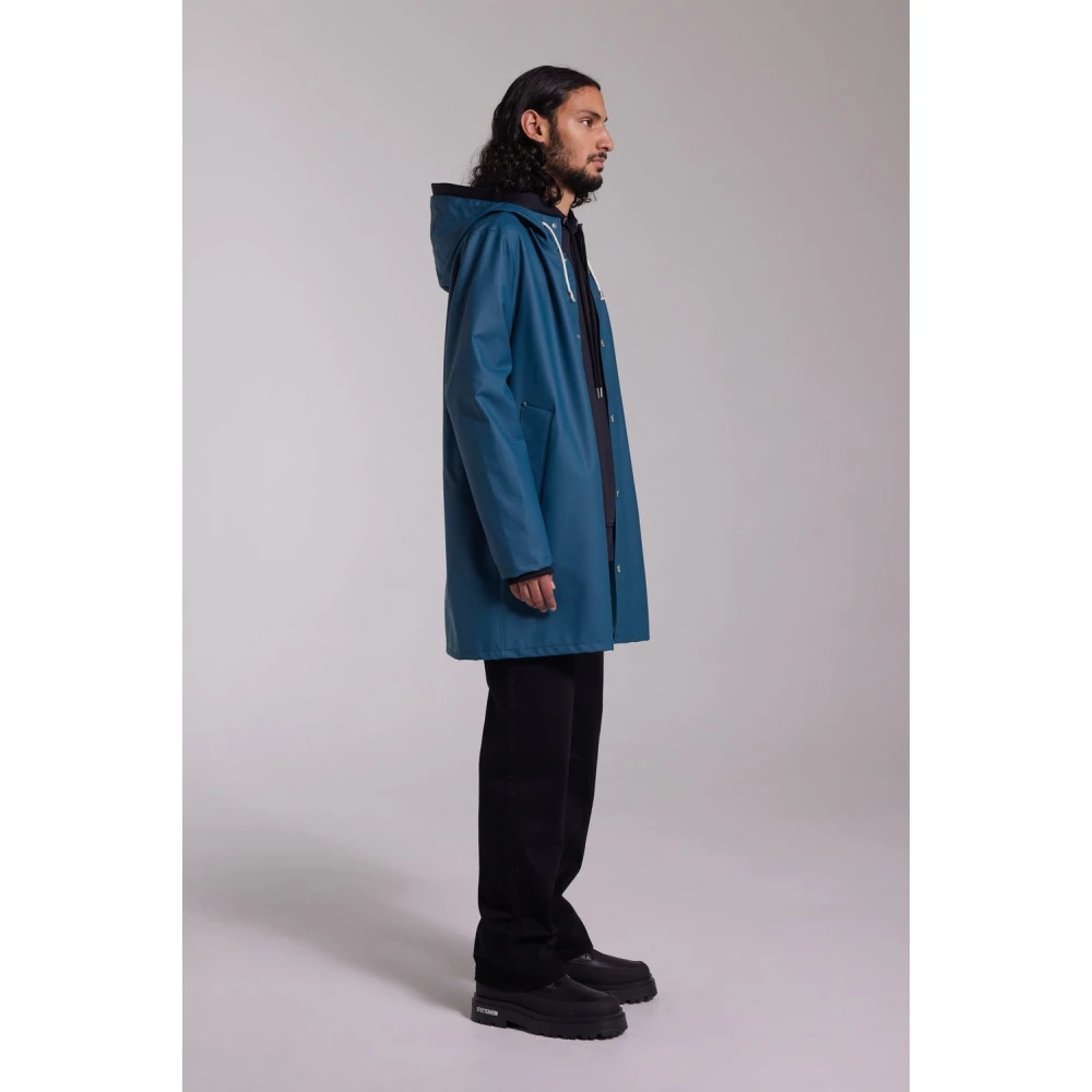 Stutterheim Ultra-Lichte Waterdichte Regenjas Blue Heren