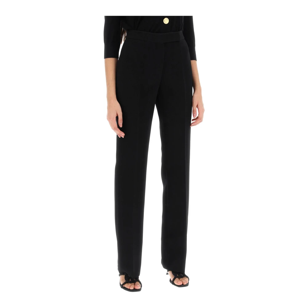 TORY BURCH Straight Trousers Black Dames