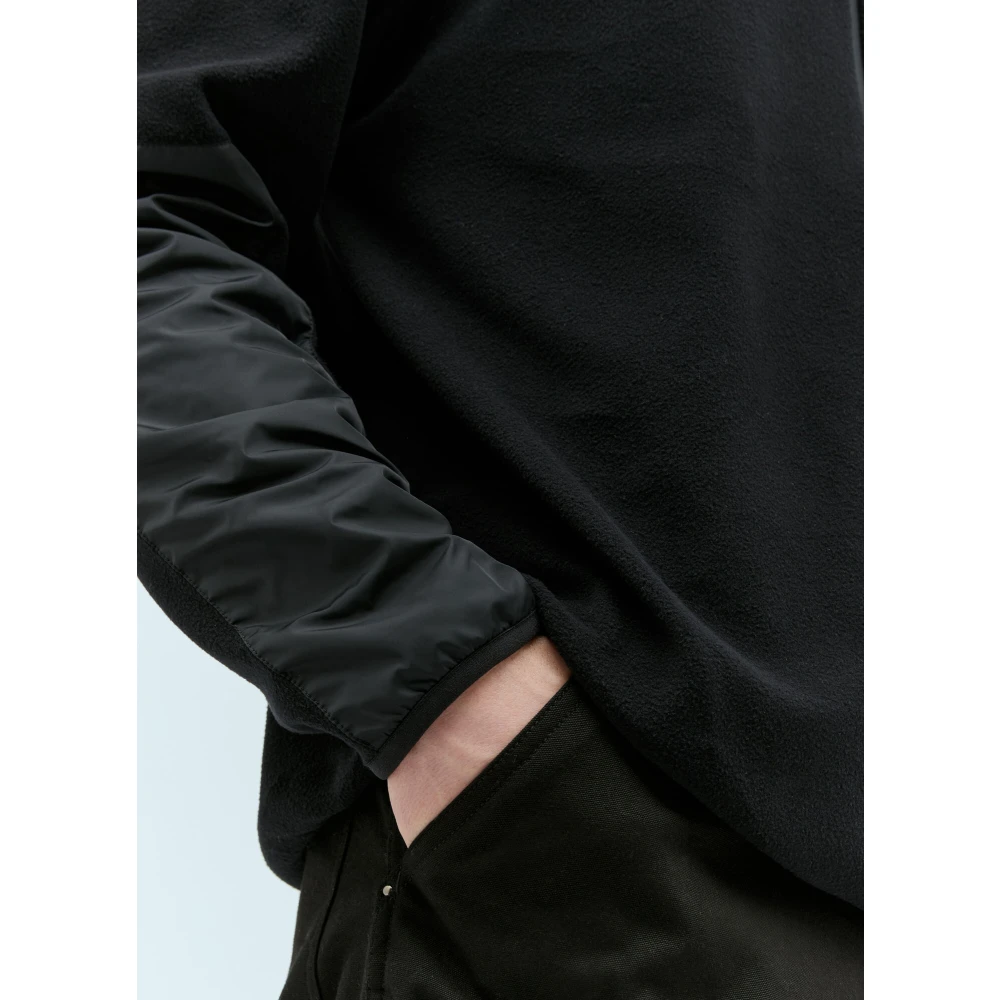 Moncler Tech Panel Hoodie Black Heren