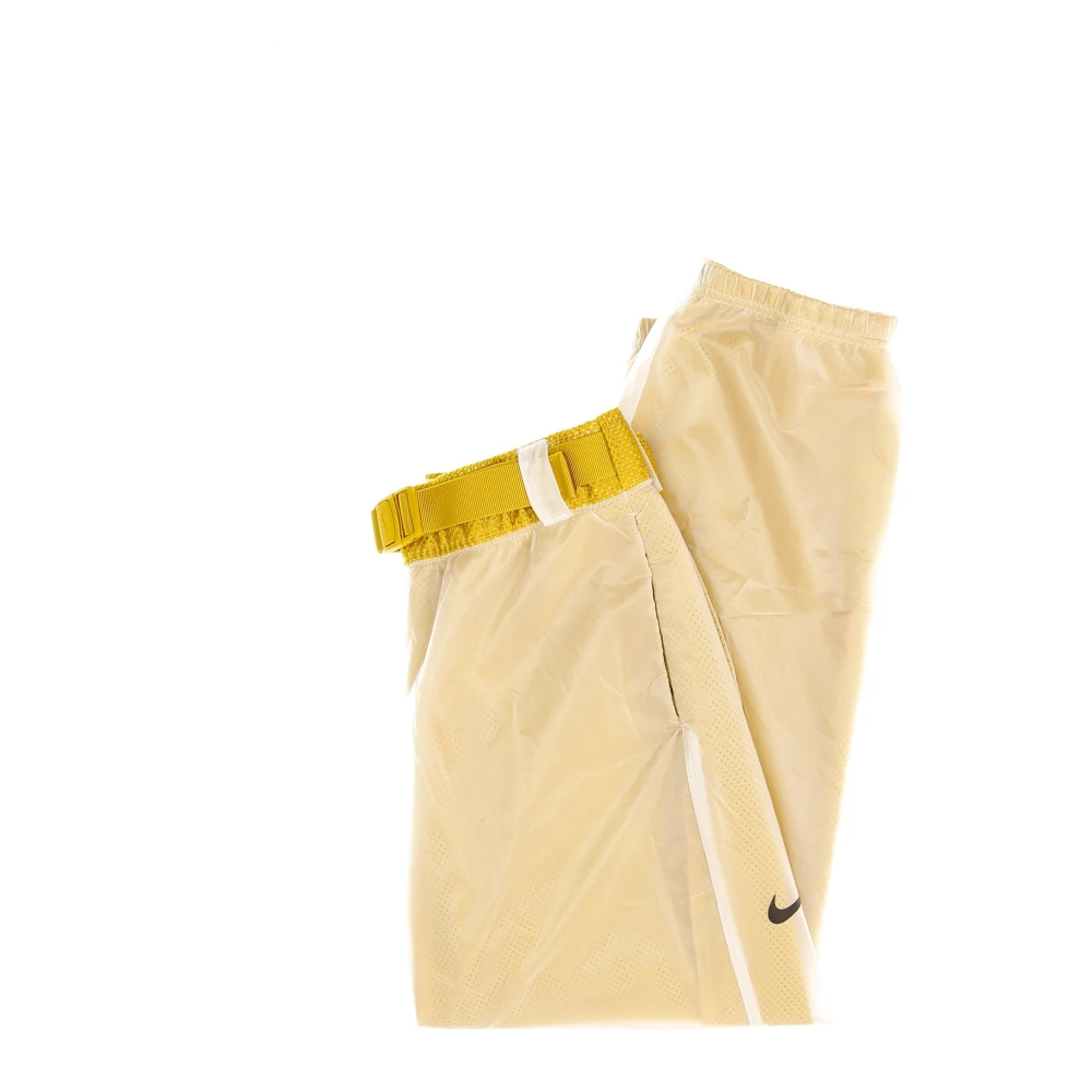 Nike Mesh Dubbellaags Sportswear Broek Beige Dames
