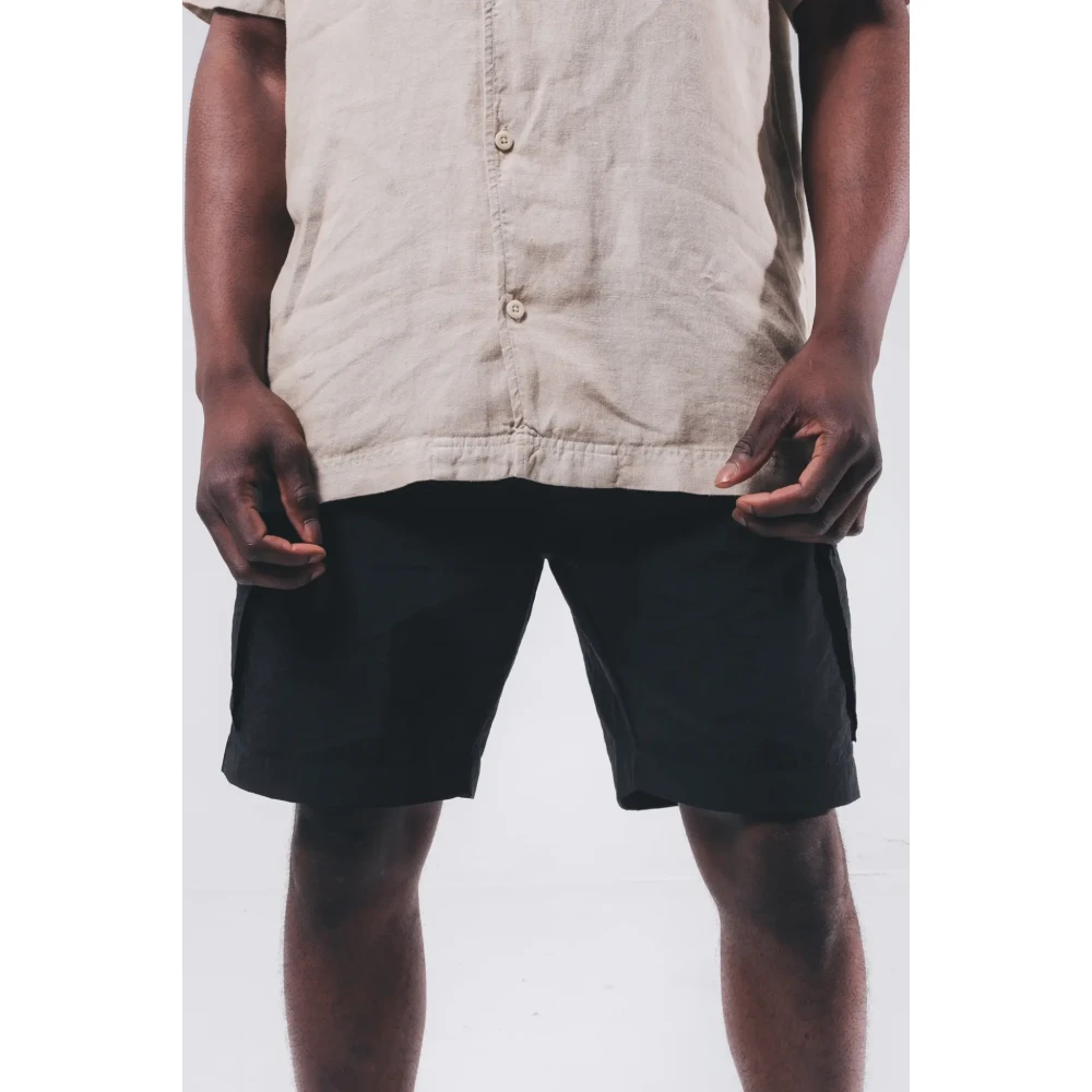 Aeden Korte Zwarte Beam Stijl Black Heren