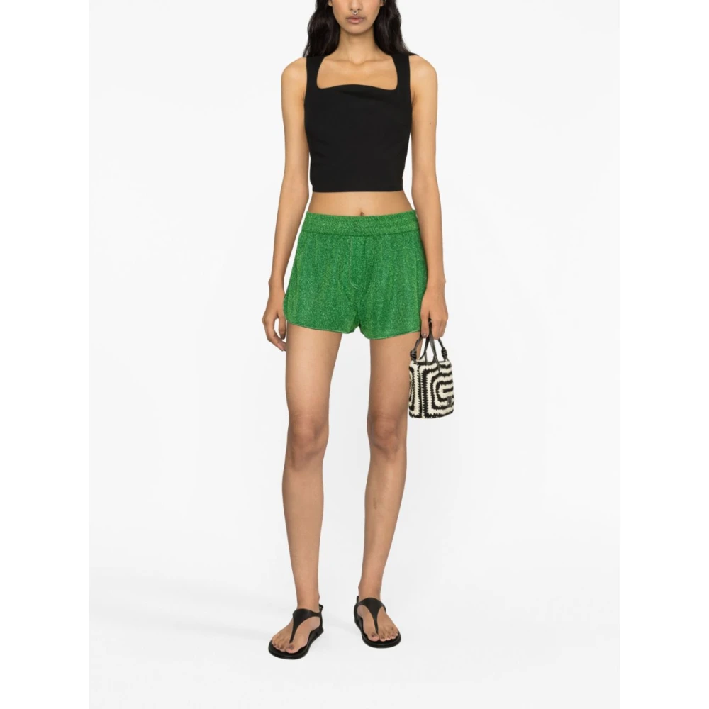 Oseree Stijlvolle Shorts voor Vrouwen Green Dames