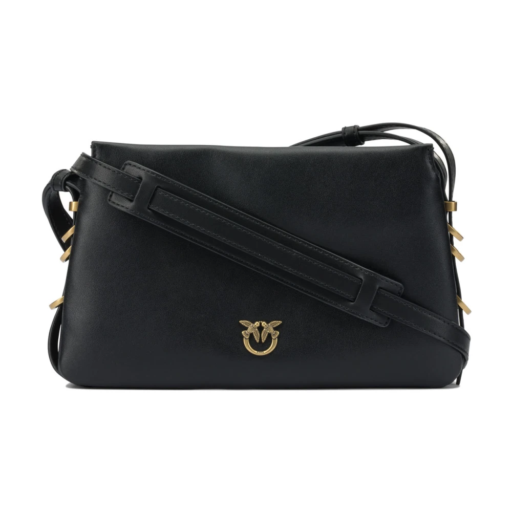 Pinko Svart Triplet Mini Crossbody Bag