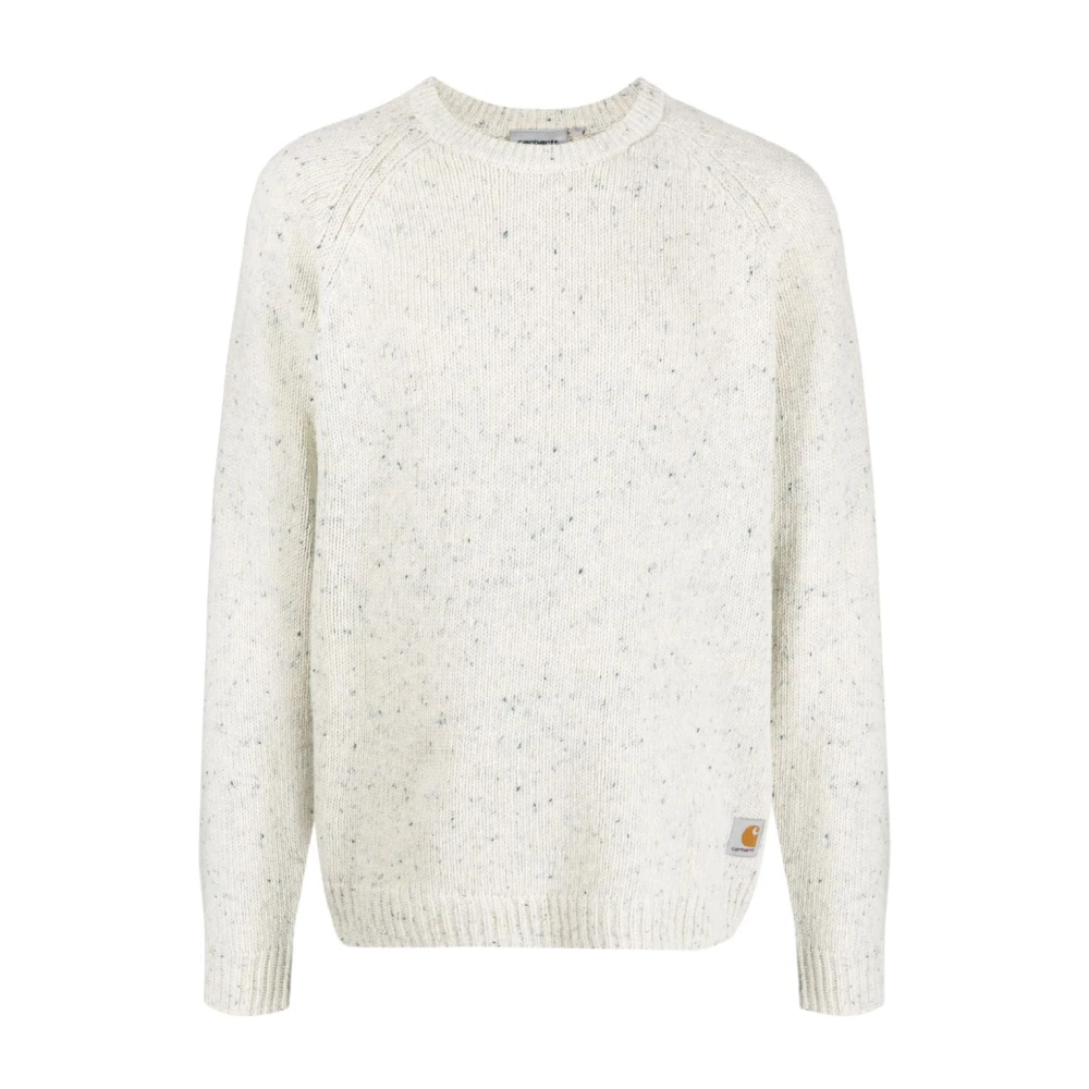 Carhartt WIP Anglistic Sweater Pullover White Heren