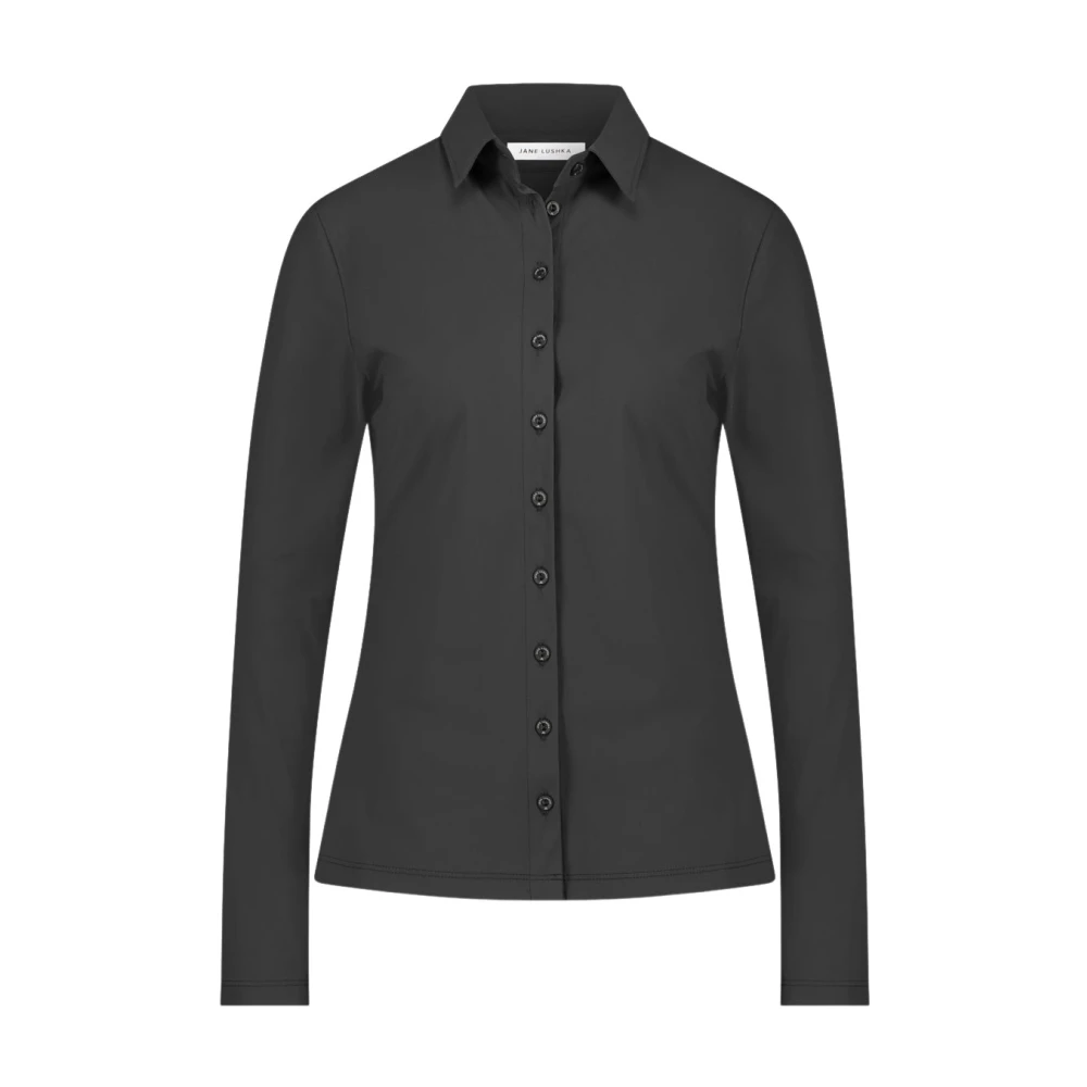 Jane Lushka Kikkie Blouse Technisch Jersey Gray Dames