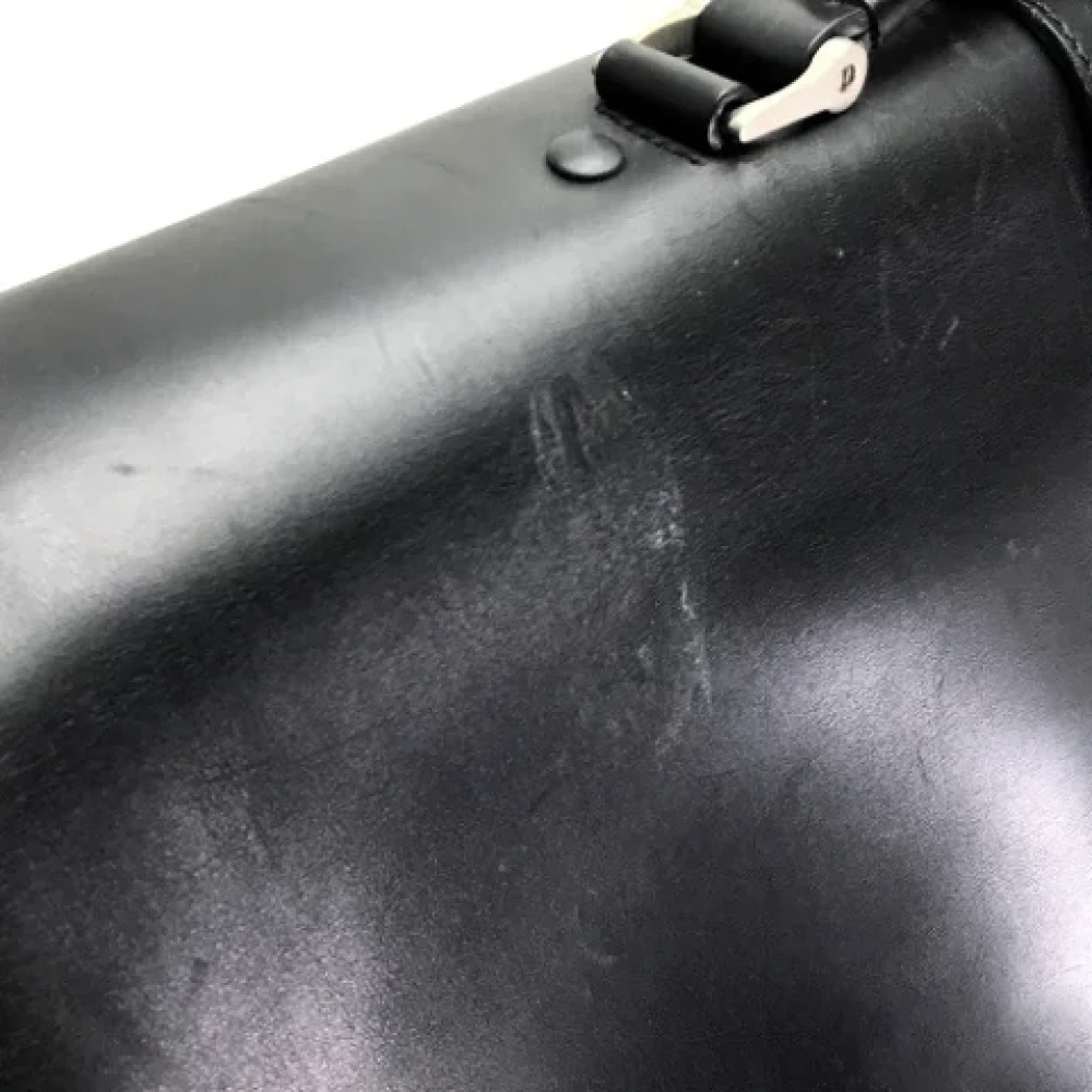Prada Vintage Pre-owned Leather prada-bags Black Dames