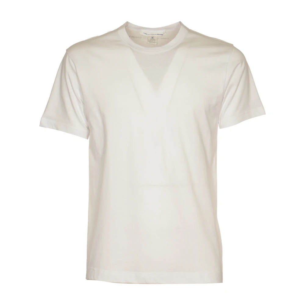 Comme des Garçons Logo Print Katoenen T-shirt White Heren