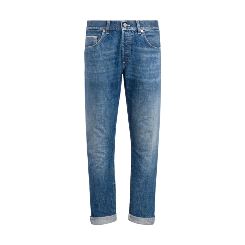 Dondup Men's Blue Regular Icon Slim-Fit Jeans - Slim Fit Jeans - W31 - Jeans