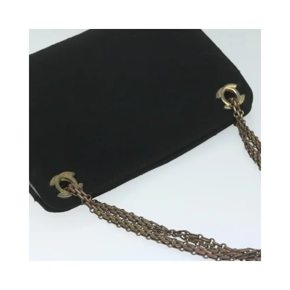 Chanel Vintage Pre-owned Cotton chanel-bags Black Dames