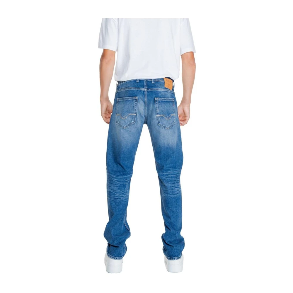 Replay Stretch Katoenmix Jeans Blue Heren