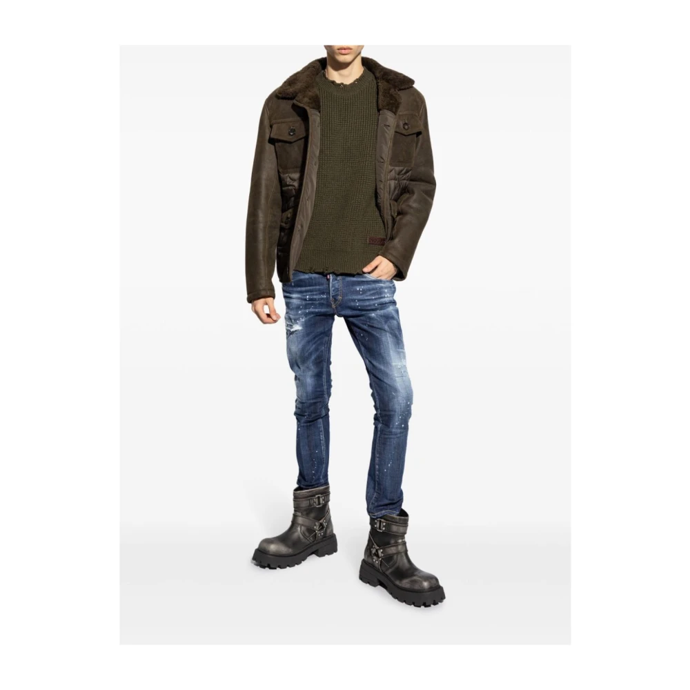 Dsquared2 Groene Pullover Trui Green Heren