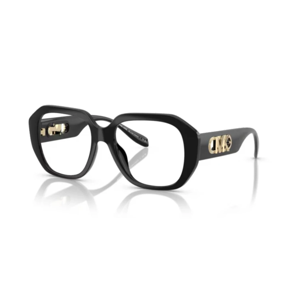Michael Kors Unisex Black Glasses, 52 Mm, Valletta Optical Frame