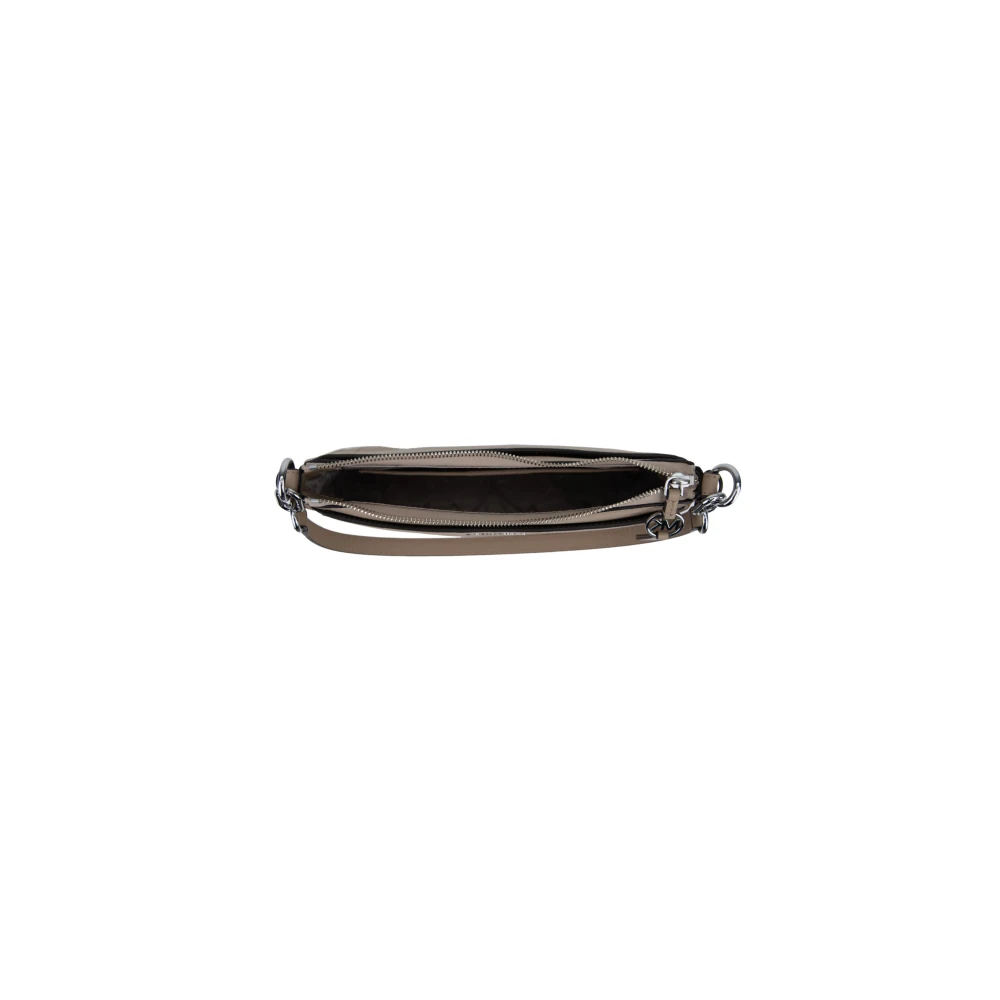 Michael Kors Granaat Imitatieleer Schoudertas Brown Dames
