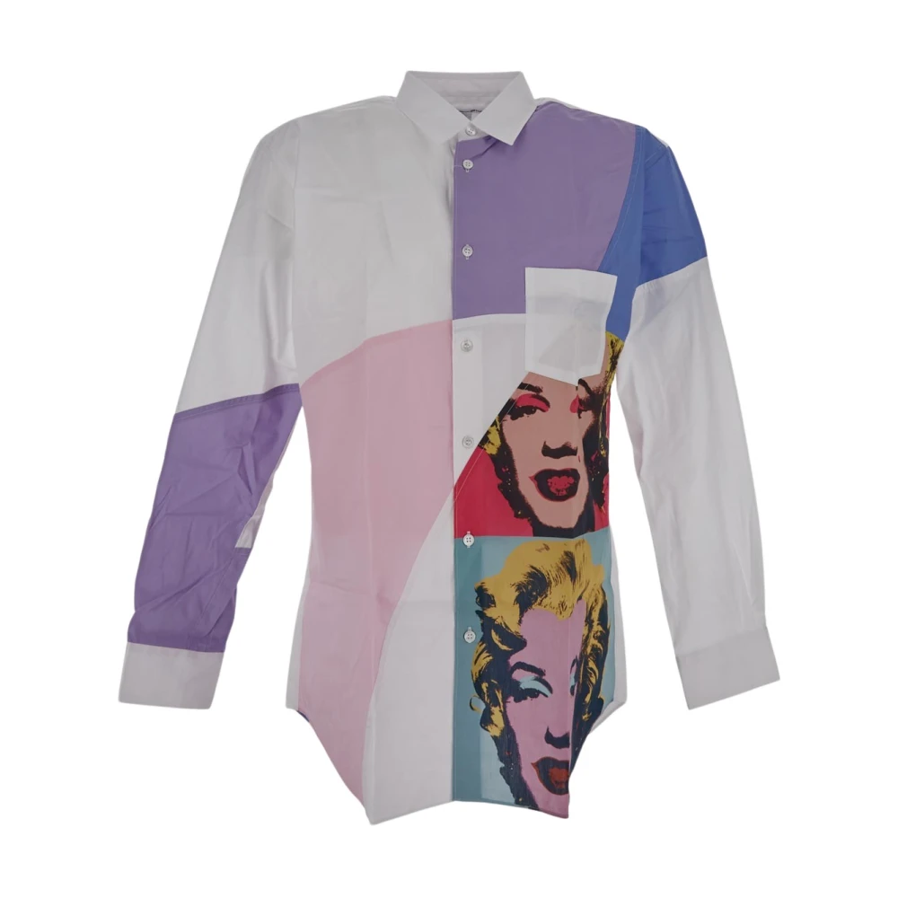 Comme des Garçons Pop Art Shirt Grafische Print Katoen Multicolor Heren