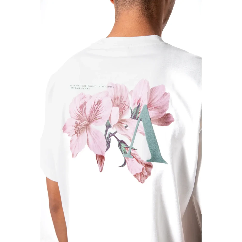 Aeden Legend Tee Off White Shirt Beige Heren