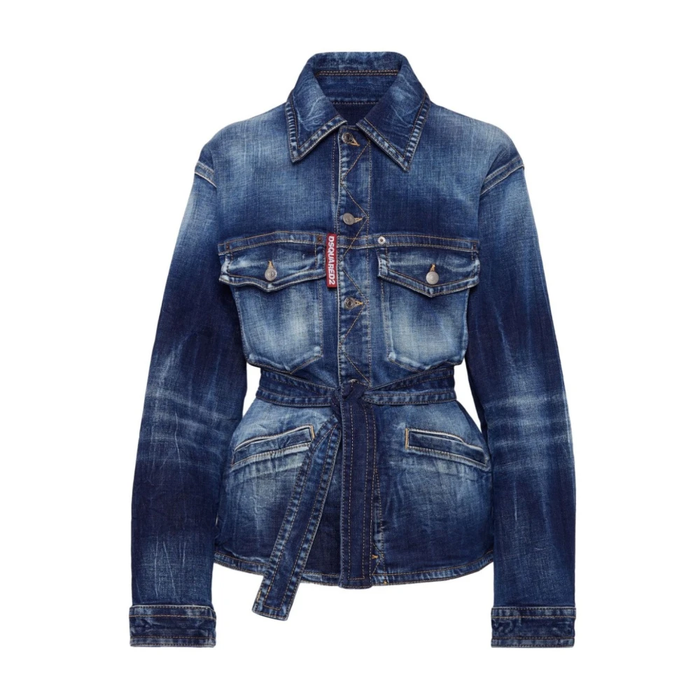 Jackets > Denim Jackets - - Dsquared2 - Modalova