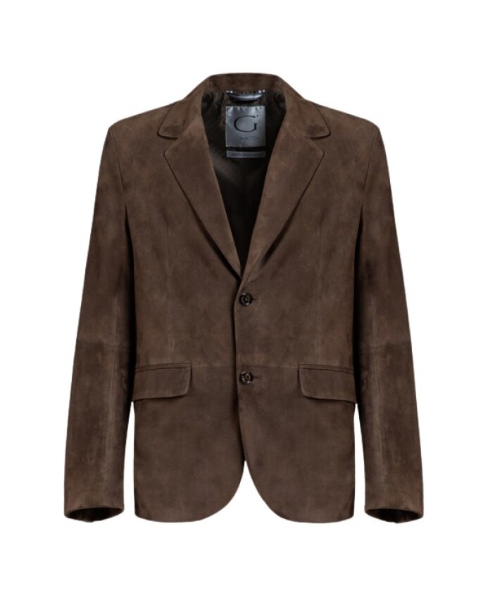 blazer-en-daim-leger