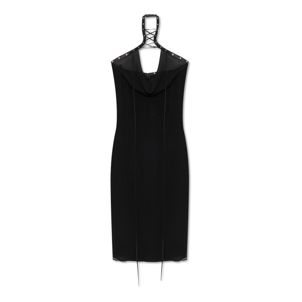 Dsquared2 Zijden jurk Black Dames