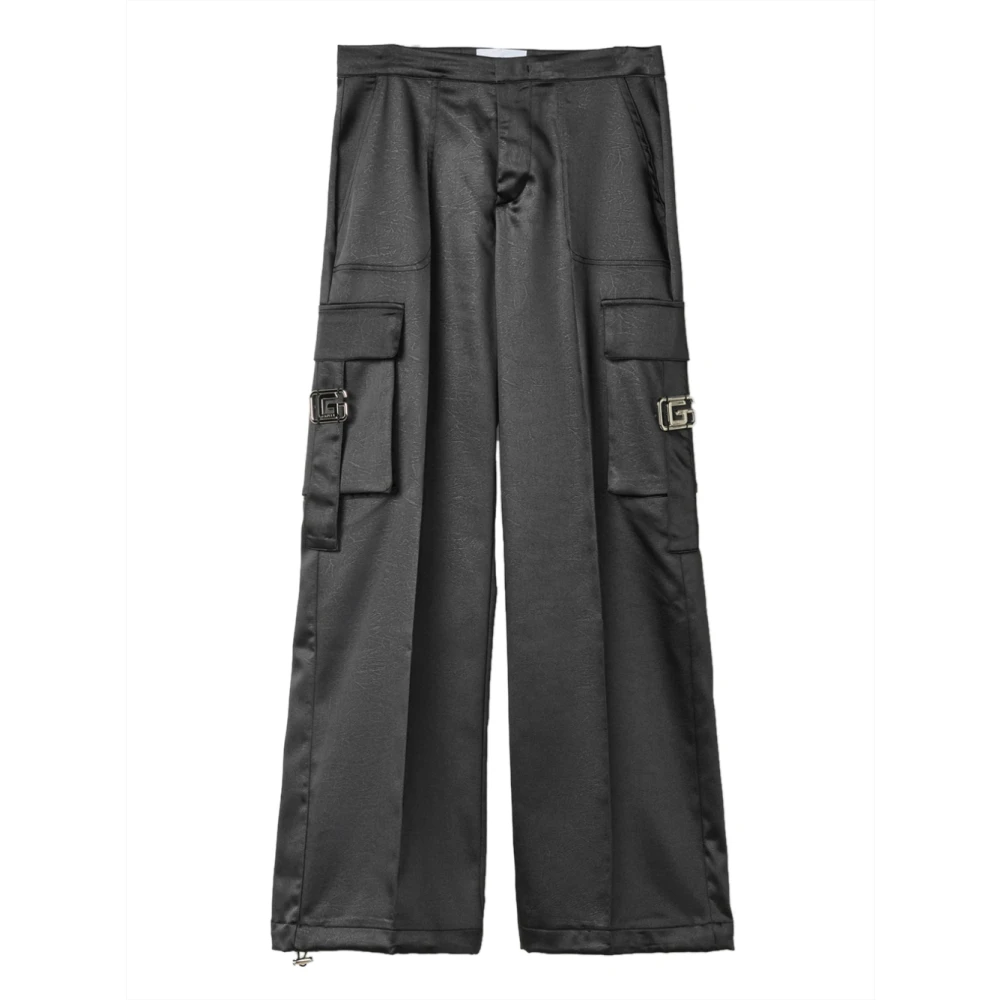 Gaëlle Paris Zwarte Cargo Broek Fw24 25 Collectie Black Dames