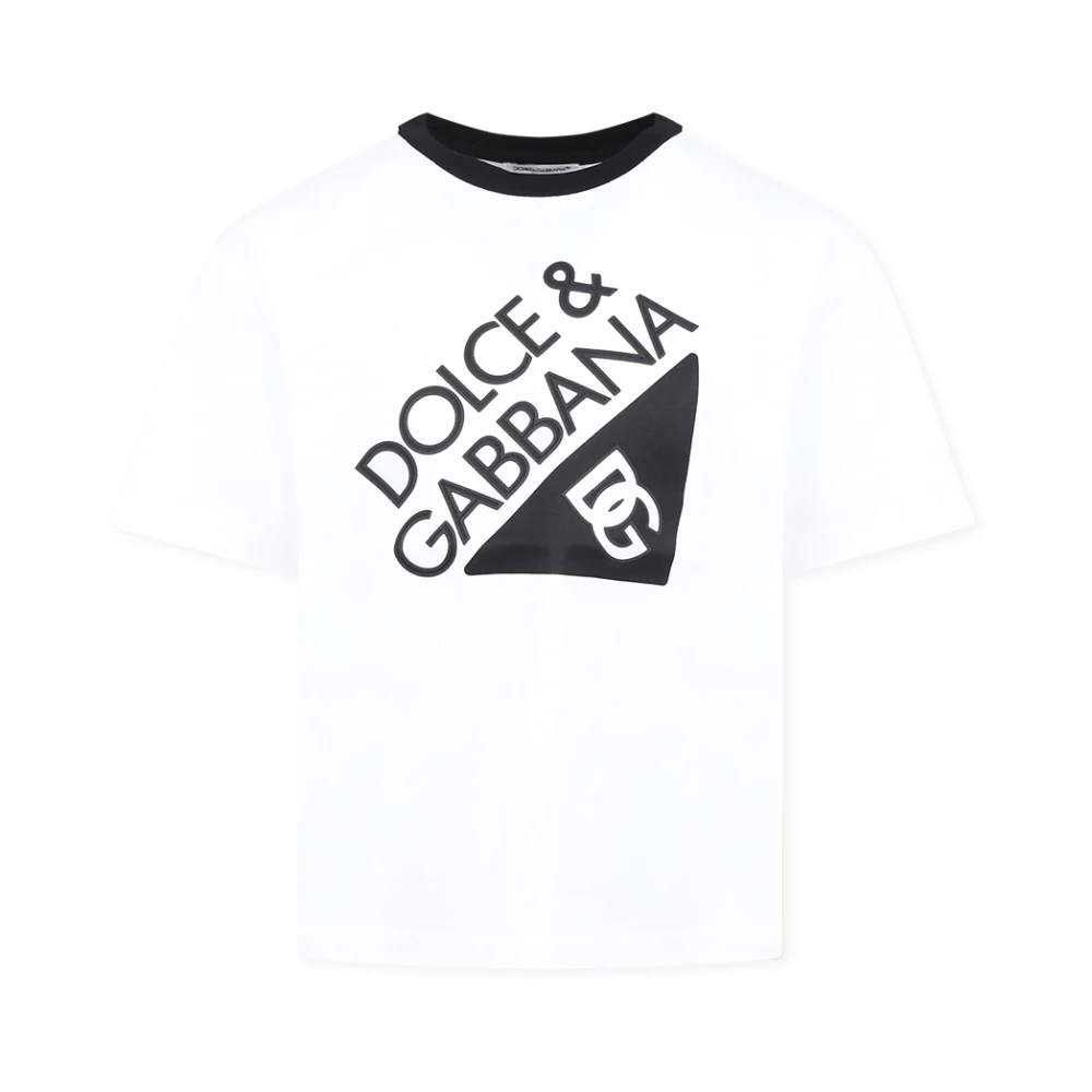 Dolce & Gabbana Unisex White Short Sleeves T-Shirt