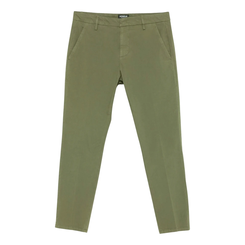Dondup Green Chinos, Male, W33, Cotton Chino Shorts