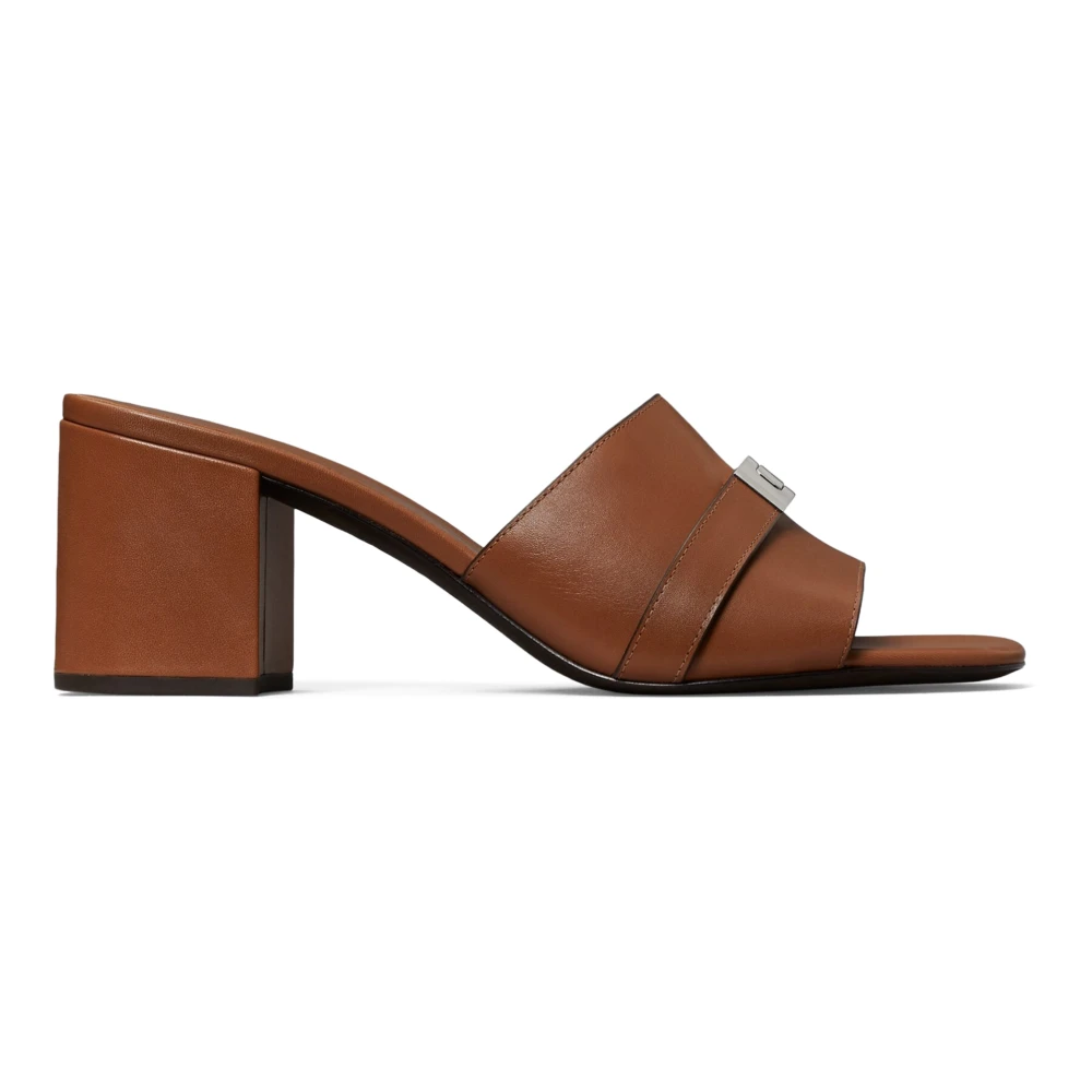 Tory Burch Women's Brown Heeled Mules, 6 Uk, Leelee Heeled Mule