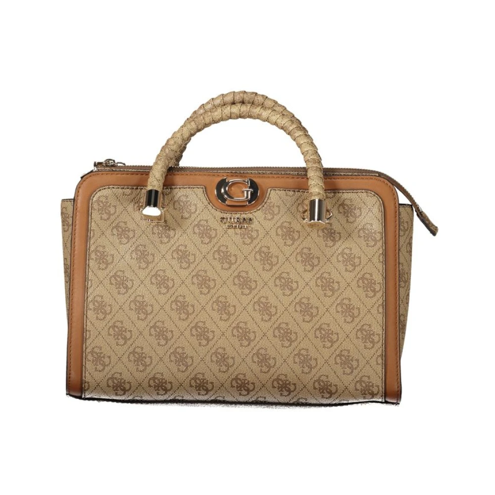 Guess Beige Handtas Polyethyleen | Stijlvol Model Beige Dames