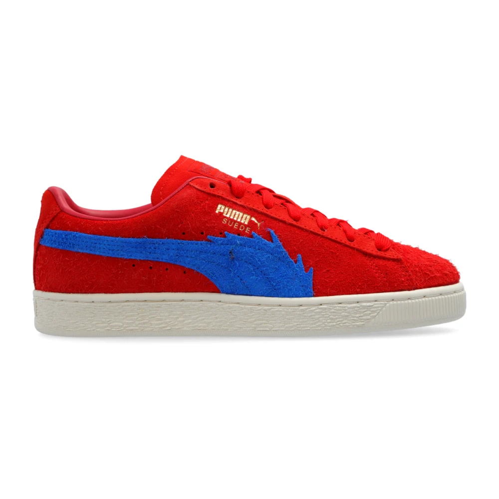 Puma Suede X ONE Piece sneakers Red, Dam