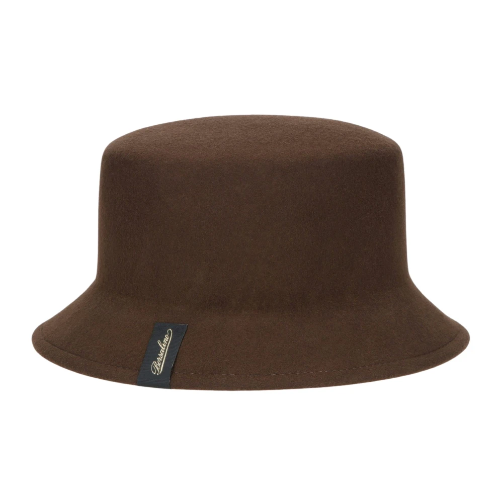 Borsalino Omkeerbare wollen emmerhoed Brown Heren