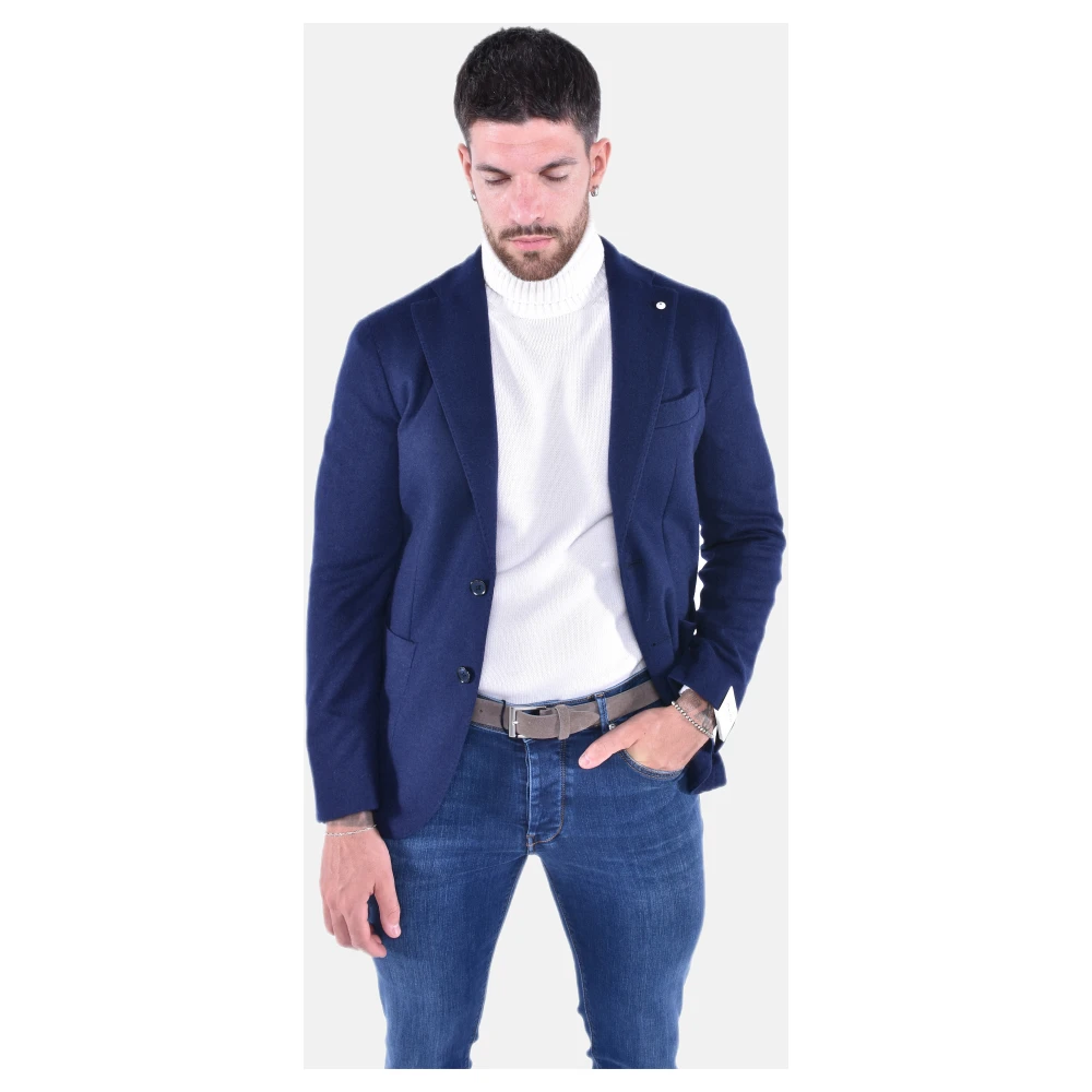 L.b.m. 1911 Blauw Maatwerk Jas Blue Heren