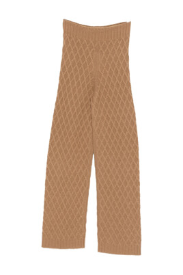 camel-brown-diamond-pattern-knit-pants