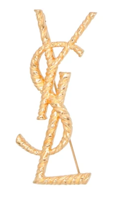 Golden Tiger Metallbrosch