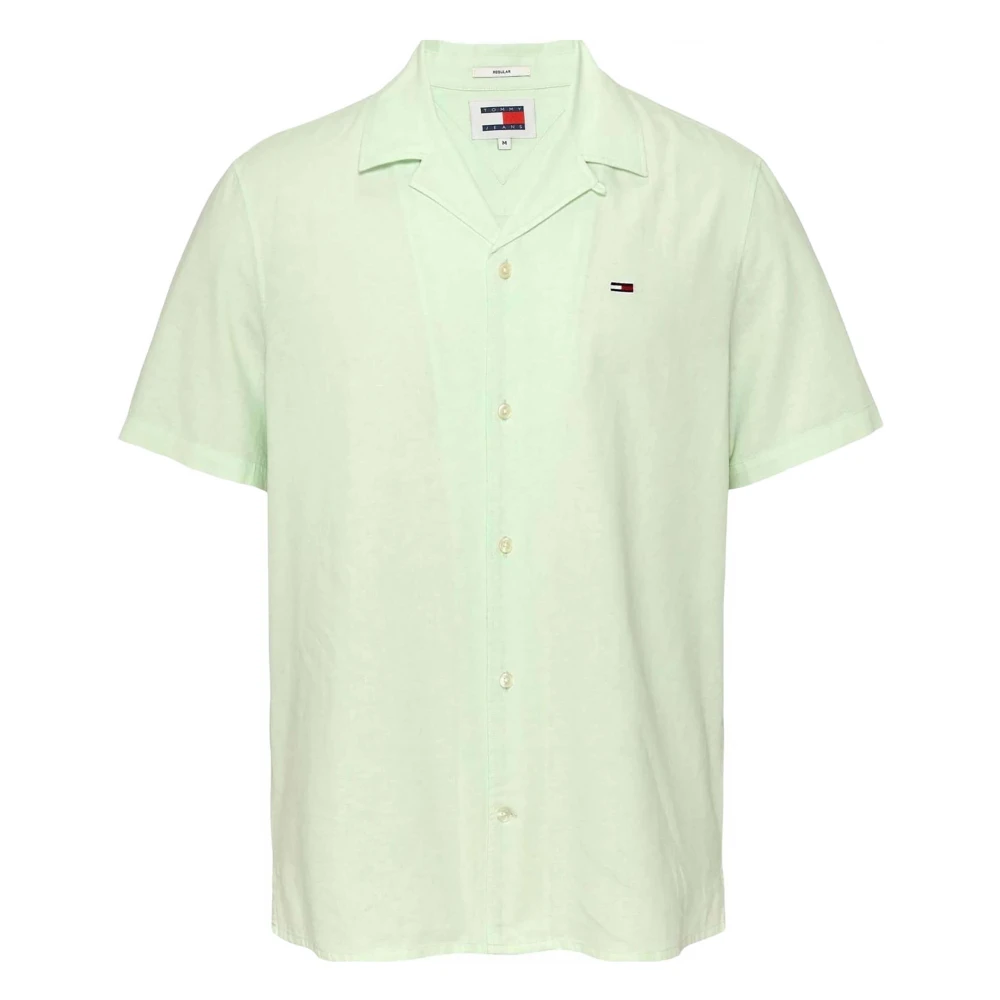 Tommy Jeans Overhemd Green Heren
