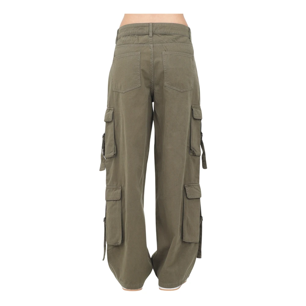 Only Cargo Jeans in Camo Groen Green Dames