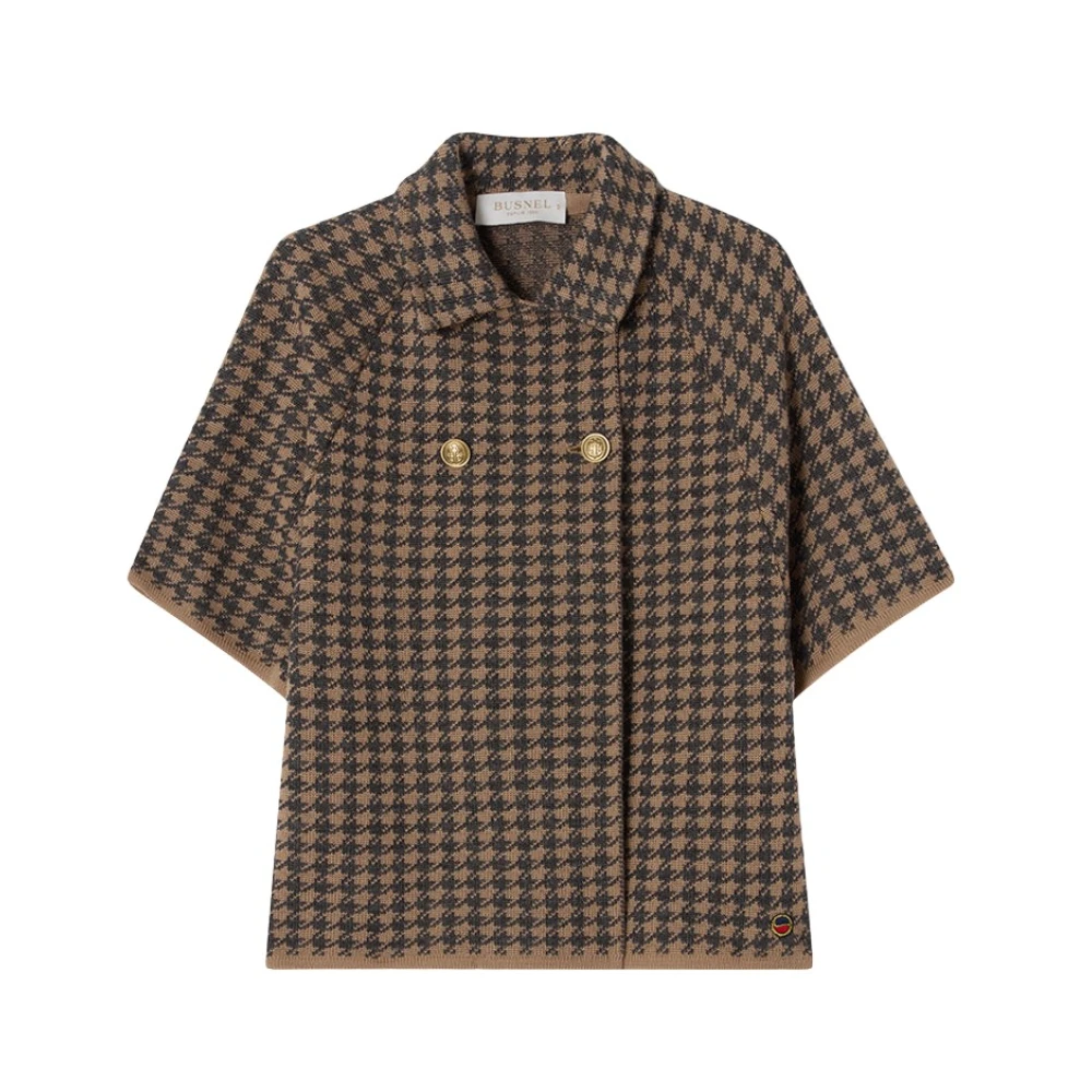 Busnel Gertrude Dogtooth Cape Multicolor Dames