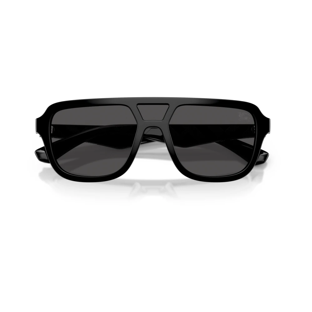 Burberry Unisex Black Sunglasses, One Size, Occhiali Da Sole