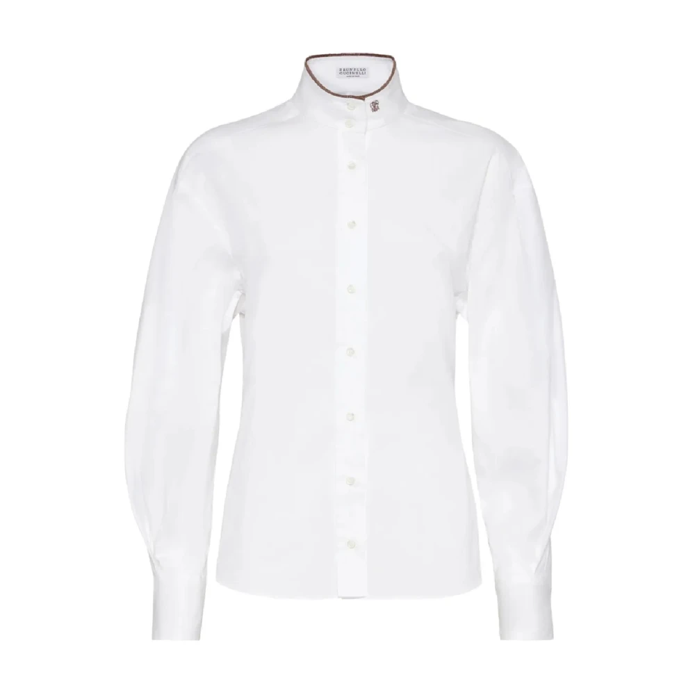 Brunello Cucinelli Women's White Stylish Shirt For All Occasions