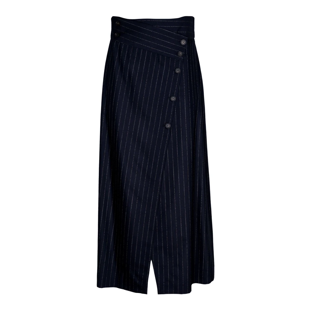 Erika Cavallini Femme Bleu Jupes, Taille: 38 Fr Wrap Skirt
