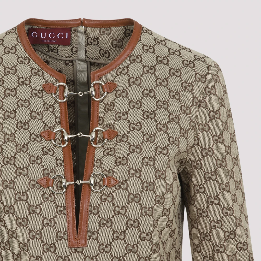 Gucci Canvas Mini-jurk Brown Dames