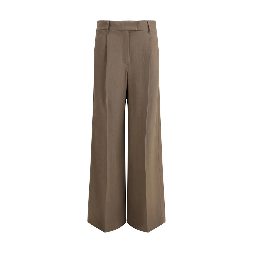Trousers > Wide Trousers - - Brunello Cucinelli - Modalova