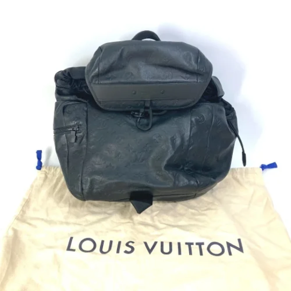 Louis Vuitton Vintage Pre-owned Leather shoulder-bags Black Dames