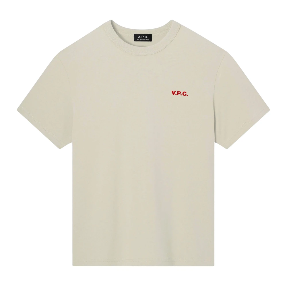 A.p.c. - Tops > T-Shirts - Beige - A.p.c. - Modalova