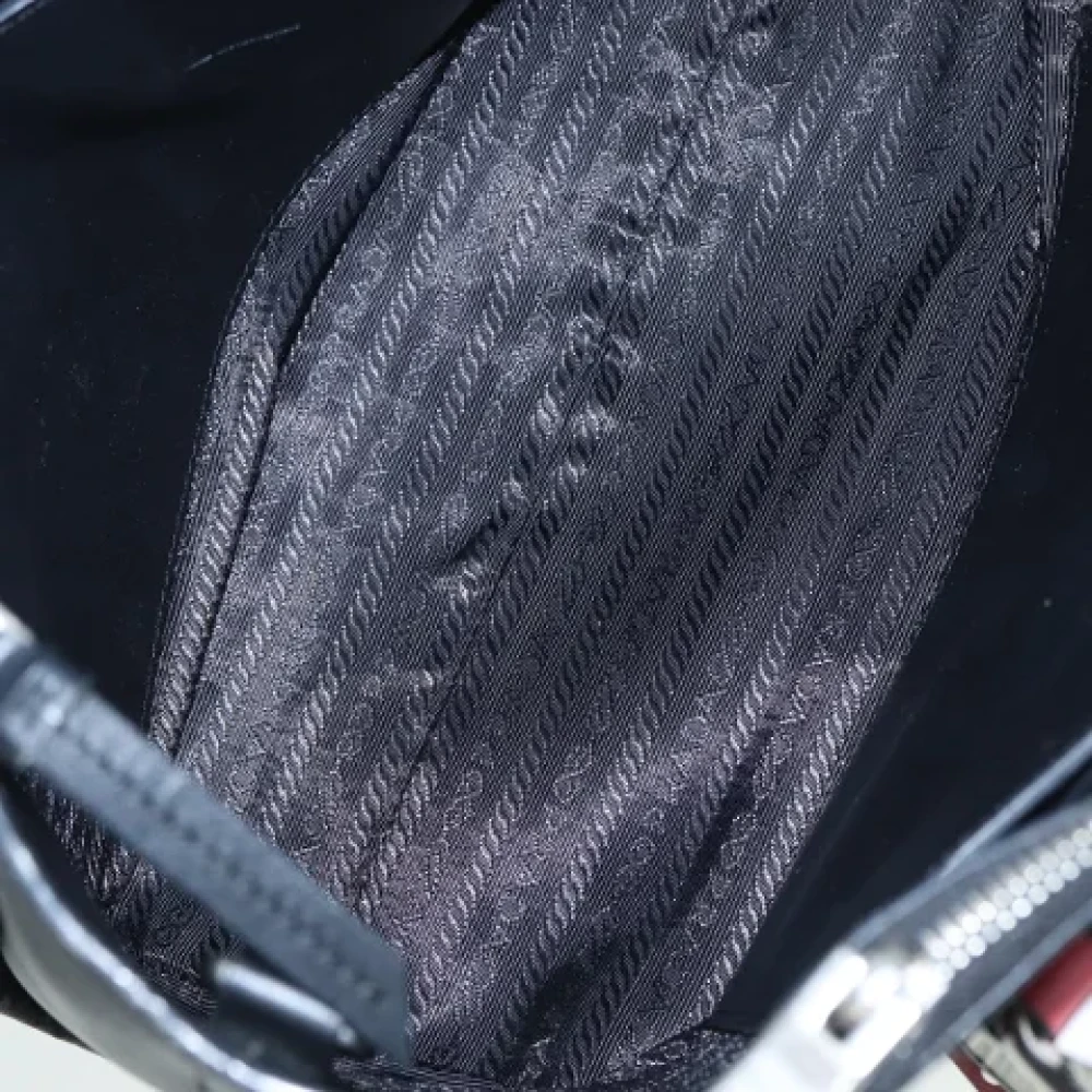 Prada Vintage Pre-owned Leather prada-bags Black Dames