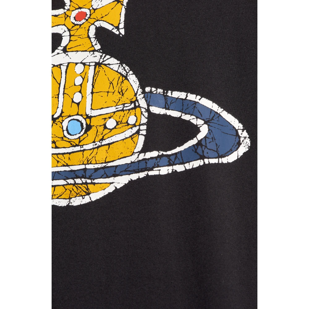 Vivienne Westwood Tijdmachine bedrukt T-shirt Black Heren