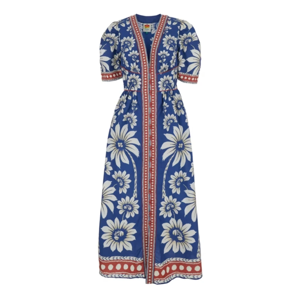 Farm Rio Women's Multicolor Luna Maxi Dress - Midi Dresses - S - Dresses